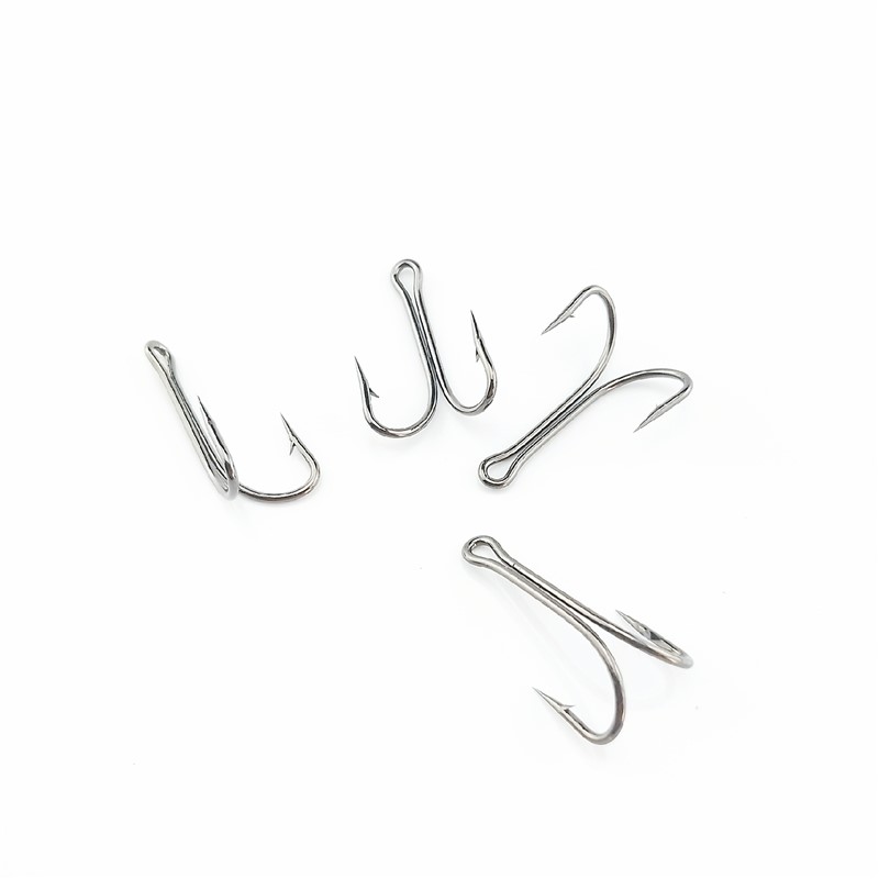 Fishing Hook Barbless - 5 or10pcs/Lot Double Fishing Hook Carbon