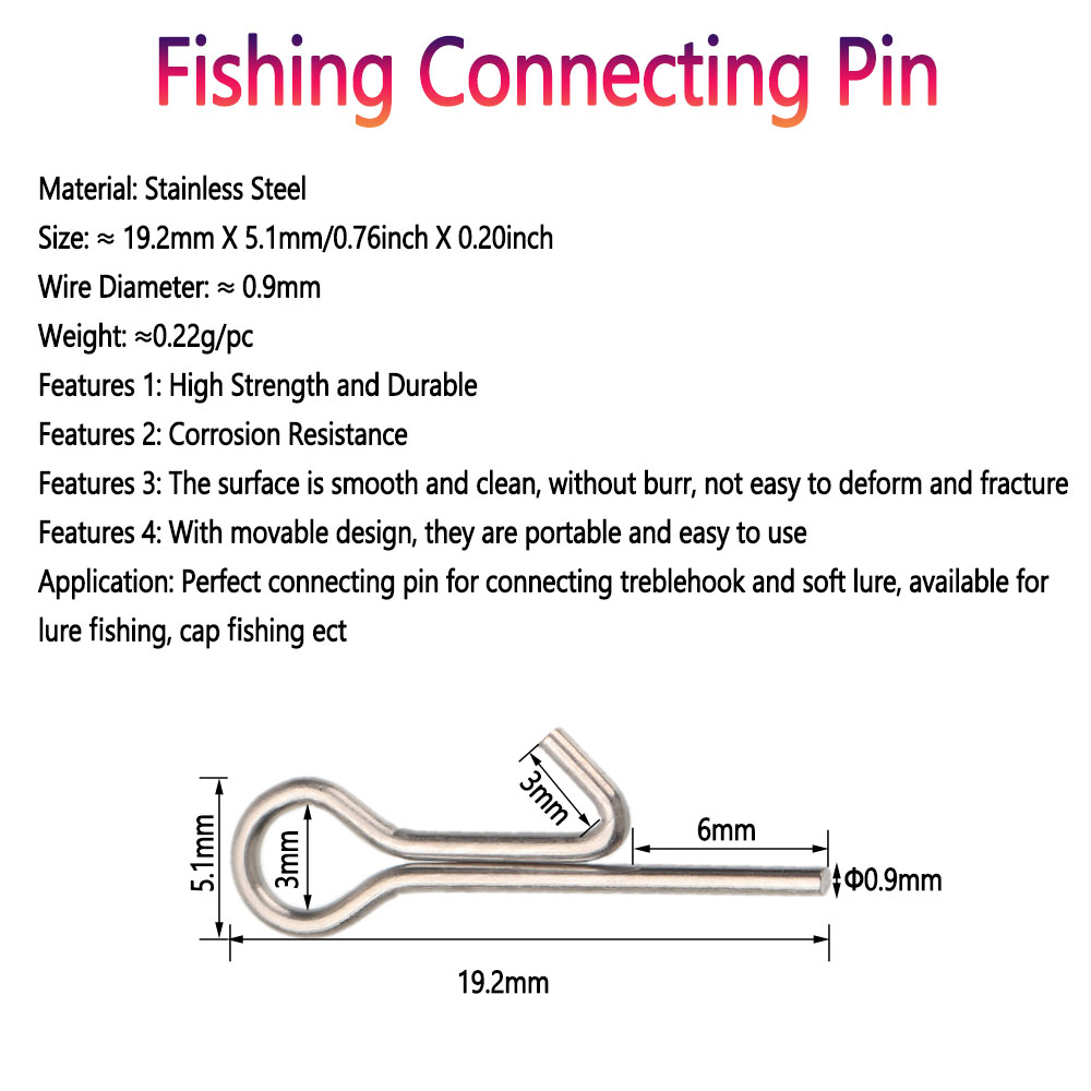 50/100pcs Fishing Bait Stinger - Fishing Hook Stainless Steel 评论和价格