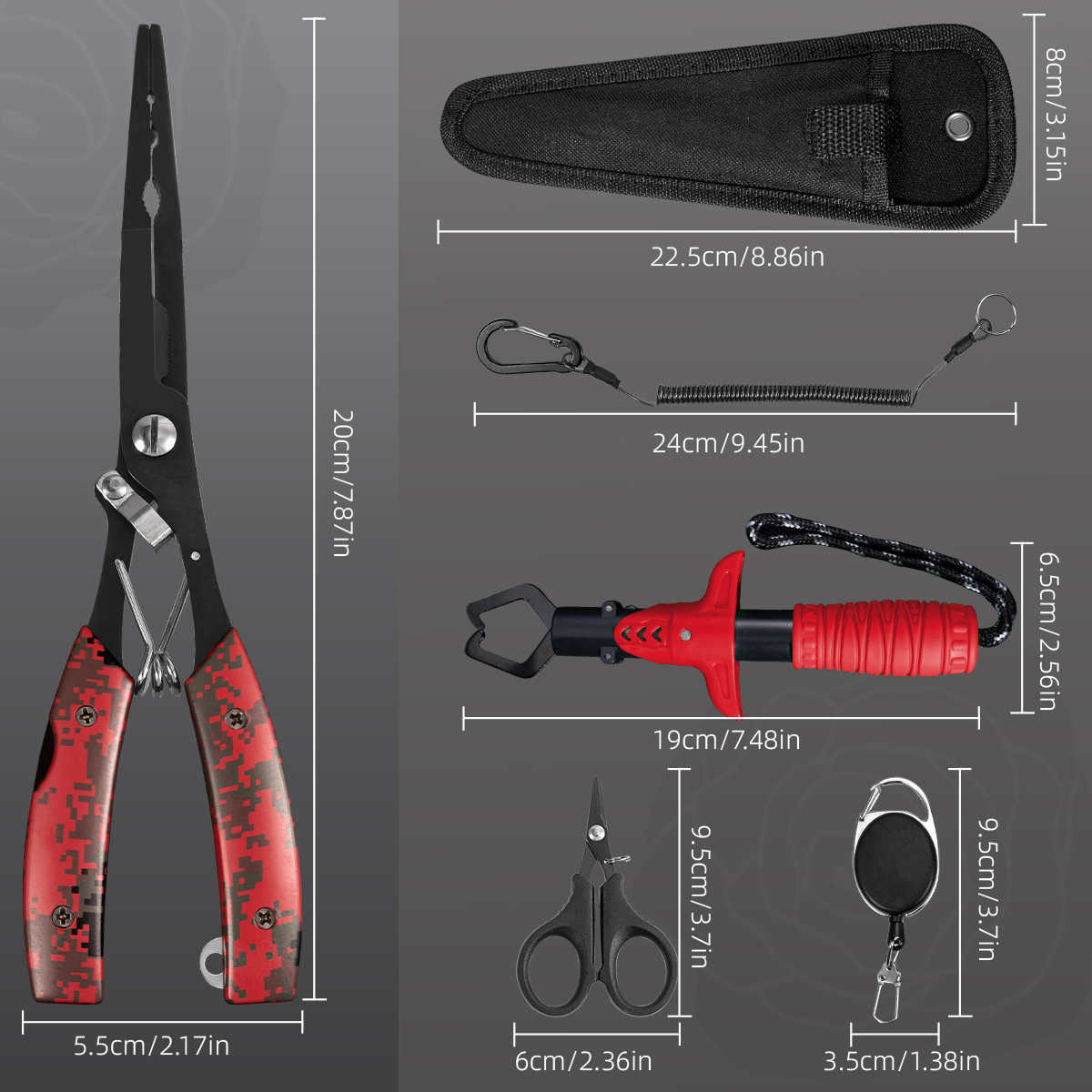 Functional Fishing Pliers Made - Fishing Hook Sharpener 评论和价格