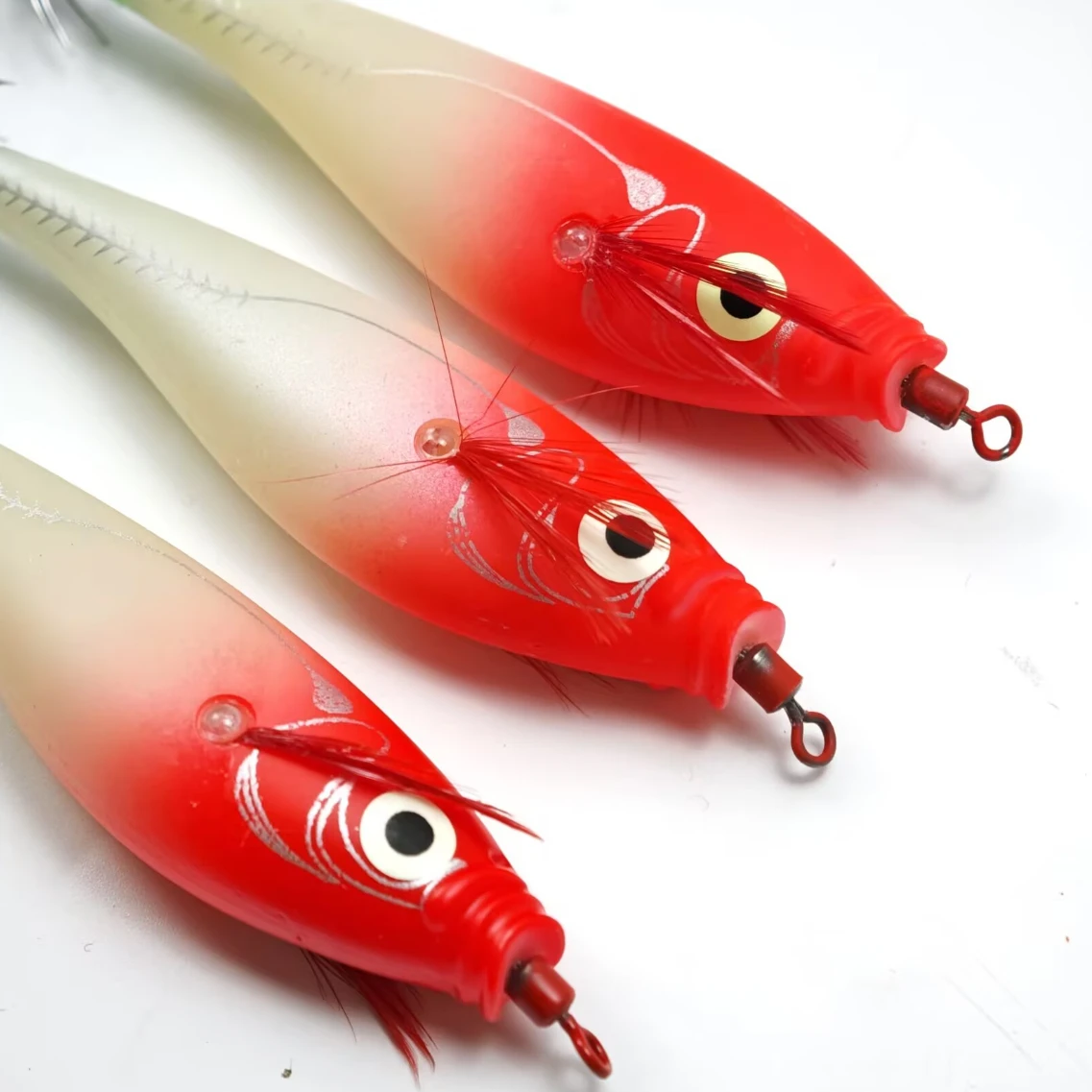 17pcs 10cm Glow Squid Jig Hook - Fishing Hook Jig 评论和价格