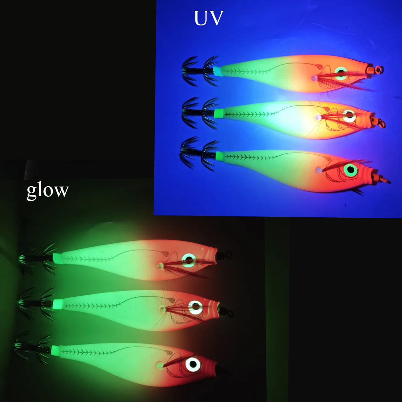 17pcs 10cm Glow Squid Jig Hook - Fishing Hook Jig 评论和价格