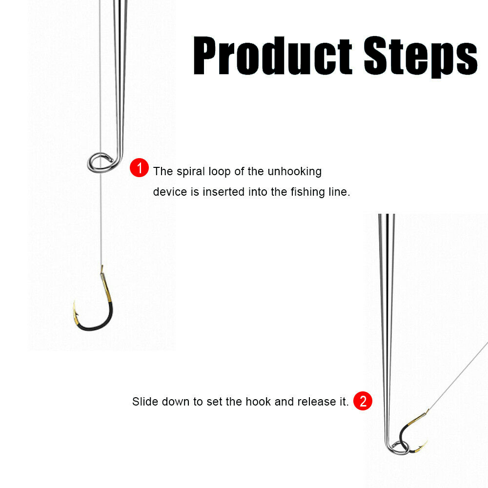 Stainless Fish Hook Remover Qu - Fishing Hook Sharpener 评论和价格