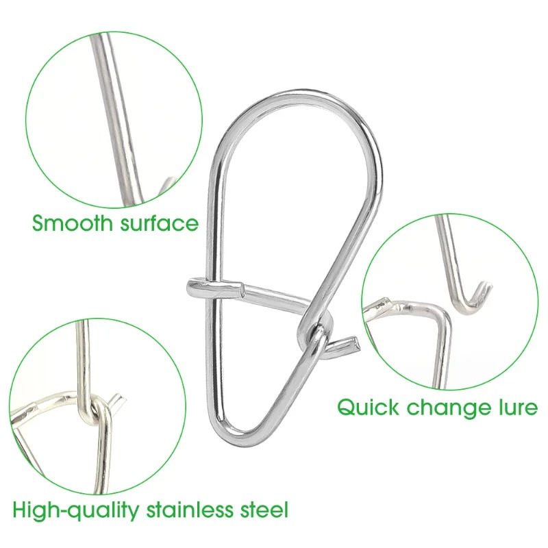 100PCS Stainless Steel Fishing - Fishing Hook Stainless Steel 评论和价格